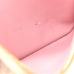 Damier Azur Pochette Felicie Chain Wallet Rose Ballerine