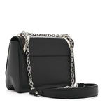 Epi Monogram Twist Shoulder Bag MM Black