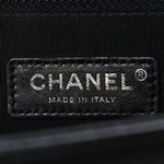 Caviar Quilted Large Boy Flap Black
