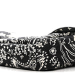 Cotton Quilted Paris Dallas Medium Bandana Flap Blue