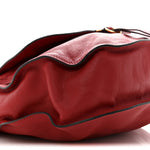 Calfskin Large Marcie Hobo Red