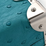 Ostrich Side Trunk PM Candy Blue