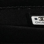 Lambskin Quilted Mini Trendy CC Clutch With Chain So Black