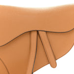 Grained Calfskin Saddle Bag Camello