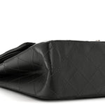 Aged Calfskin Quilted 2.55 Reissue 227 Flap Dark Grey