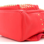 Grainy Lambskin Crystal Studded Small Stark Backpack Red