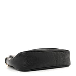 Pebbled Calfskin Small Soho Flap Crossbody Black