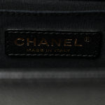 Caviar Quilted Small Boy Flap Black