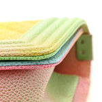 Caviar Quilted Small Cuba Rainbow Boy Flap  Multicolor