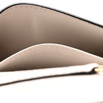 Vitello Vernice Mou Nano Baguette Belt Charm Latte