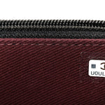 Caviar Quilted Business Affinity Clutch With Chain Black