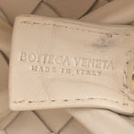 Patent Nappa Intrecciato Mini Loop Camera Bag White