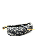 Oblique Saddle Bag Blue