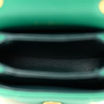 Calfskin Serpenti Reverse Micro Top Handle Emerald Green