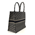 Oblique Large Book Tote Blue Multicolor