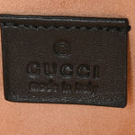 Calfskin Matelasse Mini GG Marmont Chain Bag Black