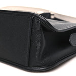 Vitello Daino Soft Hobo Messenger Bag Black