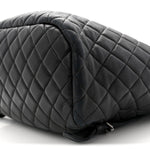 Calfskin Quilted Small Urban Spirit Backpack Black