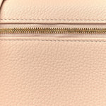 Grained Calfskin Extra Pocket Mini Pouch Creamed Honey