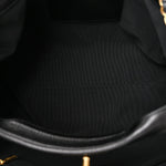 Suede Calfskin Shiny Lambskin Quilted Small Coco Base Shopping Bag Beige Black