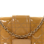 Patent Cannage Miss Dior Promenade Pouch Yellow