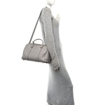 Calfskin Ottomar Monogram Boston Bag Dove