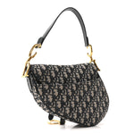 Oblique Saddle Bag Blue