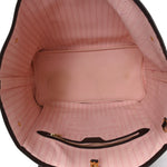 Damier Ebene Neo Neverfull MM Rose Ballerine