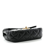 Lambskin Quilted Mini Flap Black
