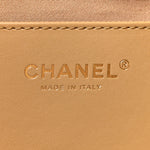 Caviar Quilted Medium Chanel 25 Handbag Dark Beige