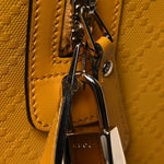 GG Diamante Large Carry On Duffle Yellow