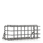 Brass Calfskin Grocery By Chanel Minaudiere Shopping Basket Silver