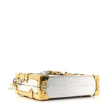 Metallic Epi Petite Malle Silver