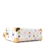 LV x TM Cowhide Monogram Multicolor Side Trunk MM White
