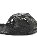 Guccissima Web Belt Bag Black