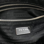 Tessuto Nylon Zip Convertible Tote Black