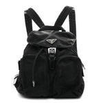 Nylon Vela Medium Backpack Black