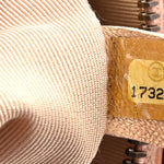 Calfskin Quilted Crown CC Double Zip Bag Beige