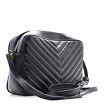 Calfskin Matelasse Monogram Lou Camera Bag Deep Marine