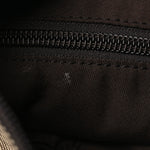 Monogram Calfskin Perforated Medium Flat Messenger Bag Dark Brown