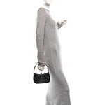 Smooth Calfskin Le 5 A 7 Mini Hobo Black