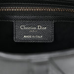 Grained Calfskin Saddle Bag Black