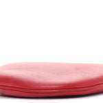 Vitello Grace Suede Small Croissant Hobo Rosso Cardinale
