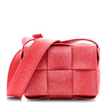 Rubber Maxi Intrecciato Extra Mini Cassette Crossbody Bag Firework