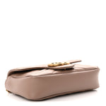 Calfskin Matelasse Super Mini GG Marmont Shoulder Bag Porcelain Rose
