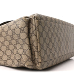 GG Plus Monogram Messenger Diaper Bag Dark Brown