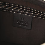 GG Supreme Monogram Belt Bag Dark Brown