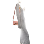 Smooth Calfskin Micro 30 Montaigne Flap Bag Pale Pink