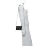 Calfskin New Wave Chain Pochette Black