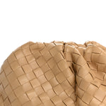 Nappa Maxi Intrecciato The Pouch Oversized Clutch Almond